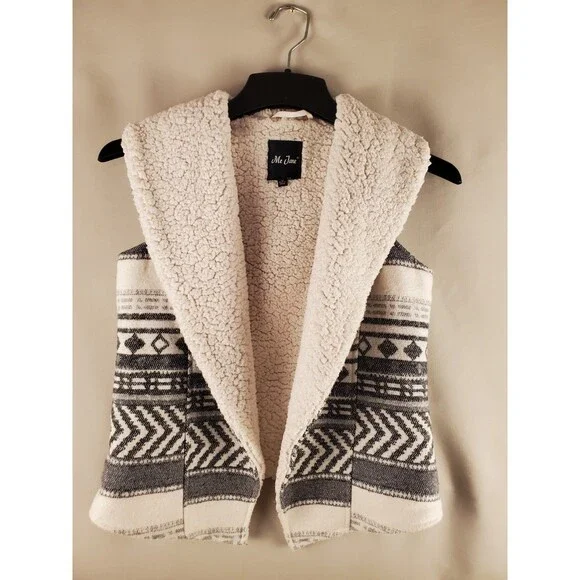 Me Jane Western Vest Sleeveless Fleece Size 14 Kids - Picture 1 of 5